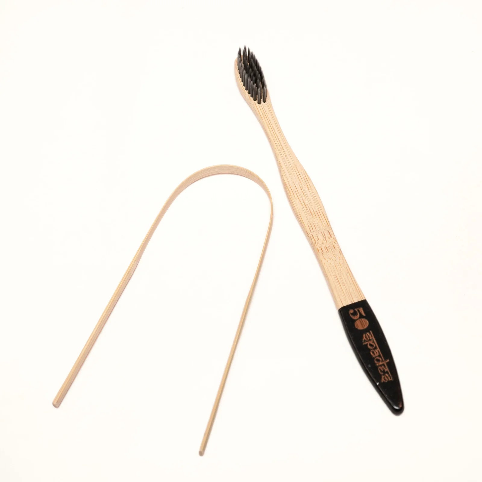 Bamboo Toothbrush with Free Tongue Cleaner