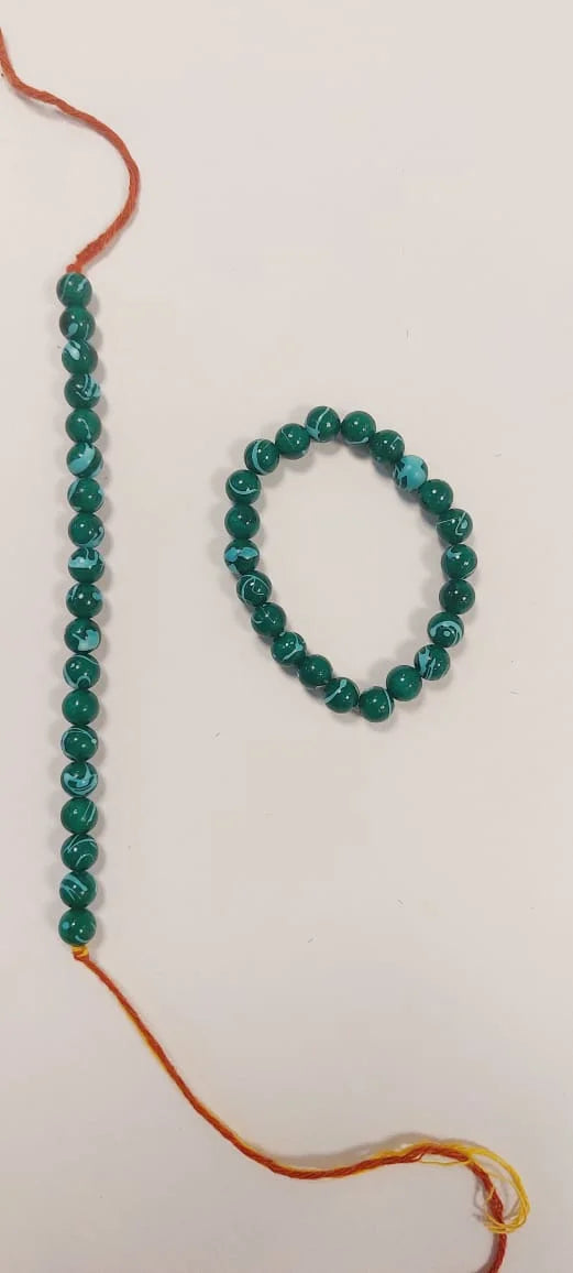 Green Bracelet And Rakhi