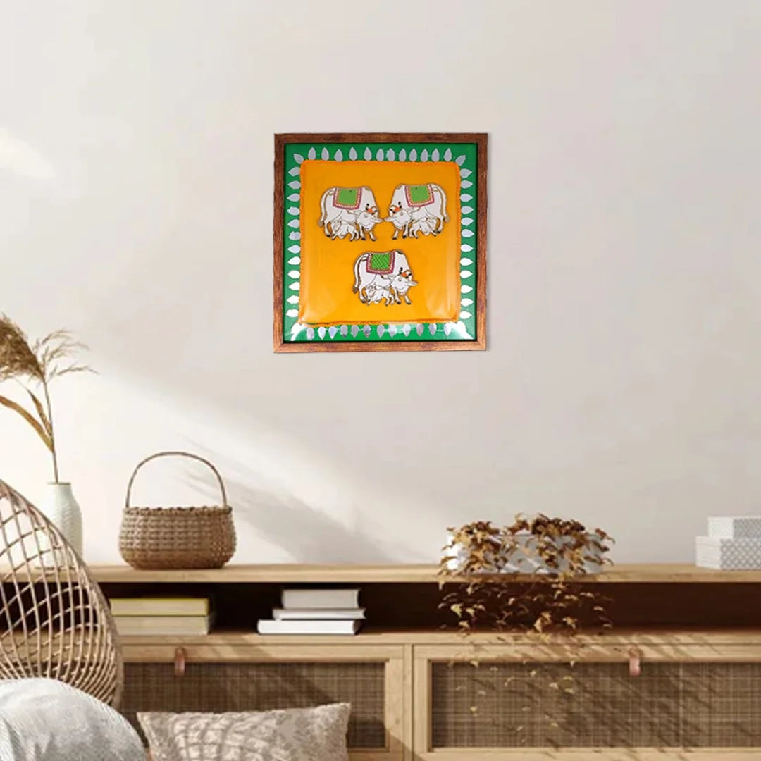 Traditional Cow & Calf Wall Art