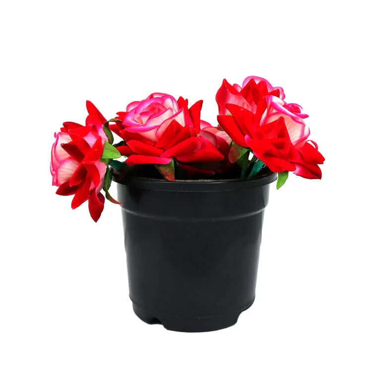 Pink & White Artificial Flower Bunch